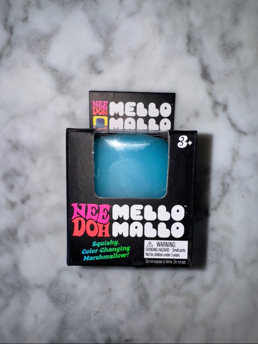 NWT Nee Doh Viral Mello Mallo Color-Changing Marshmallow - Blue